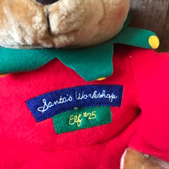 FINAL PRICE - Hallmark "Chris the Elf Bear" #25 from Santa's Workshop - Picture 3 of 9